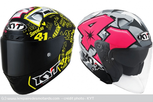 KYT NX Race et NHJ Espargaro
