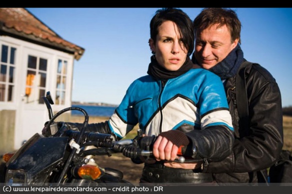 Lisbeth et Mikael sur la WR250
