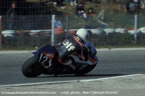 Walter Villa sur l'ELFe au Bol d'Or 1982