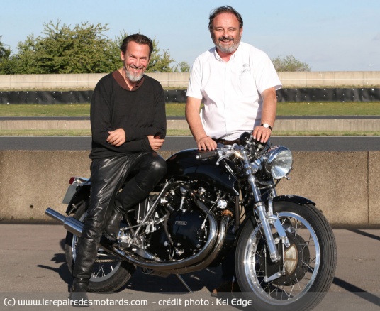 Client de Patrick, Florent Pagny s'est associé à lui pour la création de Godet Motorcycles