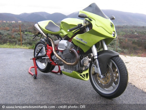 Une Guzzi V11 Sport transformée par Ghezzi Brian