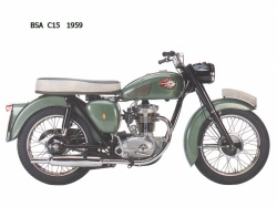 BSA C15 (crédit photo : DR)