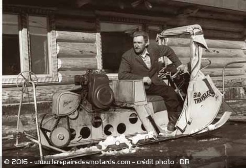 Polaris : Edgar Hetteen et sa motoneige