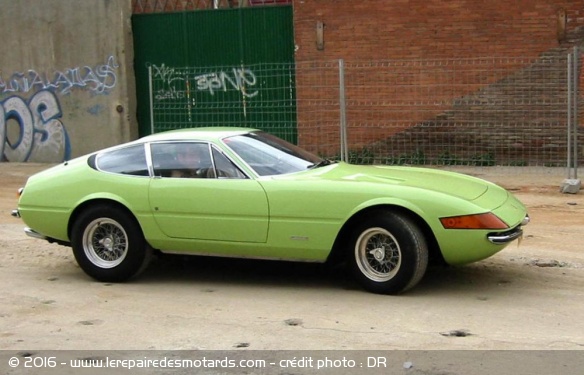 Roues Rudge Borrani sur Ferrari Daytona