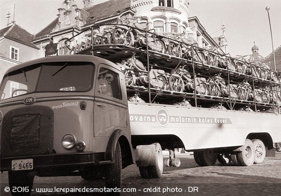 Camion de Tomos vers l'export