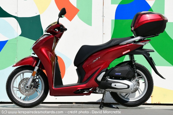 Le top-case assorti à la couleur du deux-roues