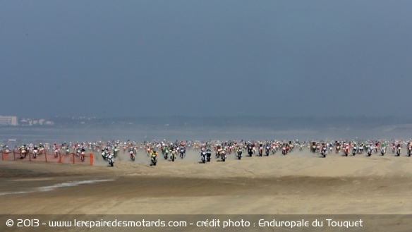 L'Enduropale du Touquet : le holeshot