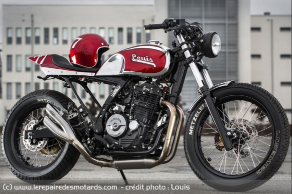 Une préparation de Kawasaki Dominator présenté par Louis à Glemseck