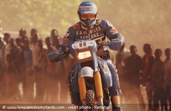 Paris-Dakar : Jean-Claude Olivier sur Yamaha en 1984
