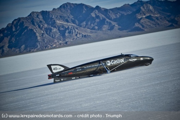 Triumph n'oublie pas son glorieux passé à Bonneville et continue de concevoir des prototypes pour la Speed Week