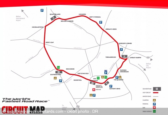 Tout sur l'Ulster GP : le tracé de Dundrod