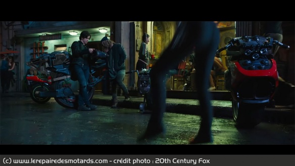 Les monoroues, ou gyrobikes, d'Alita : Battle Angel