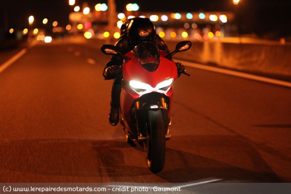 Tony sur sa Ducati 899 Panigale