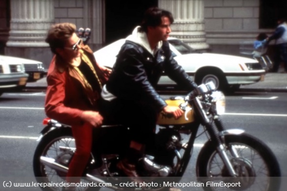 Mike et Scott sur la Norton Commando Mike et Scott sur la Norton Commando