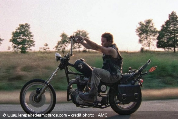 La Bonneville de Daryl a été légèrement modifiée
