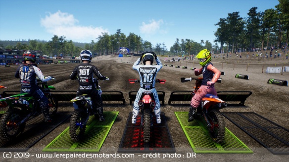 Pilotes et motos sont parfaitement modélisés