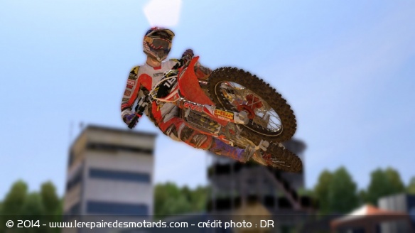 Le pilote et la moto sont parfaitement modélisés et affichent de nombreux détails