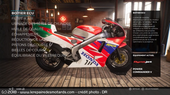 Les motos sont largement personnalisables, techniquement comme esthétiquement