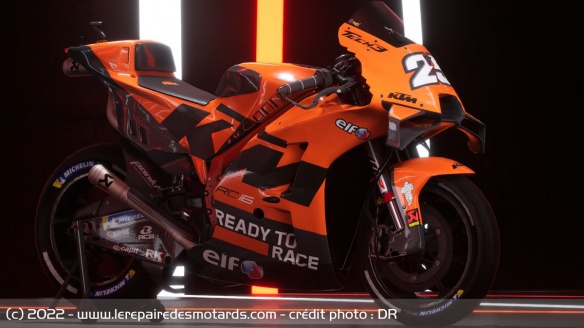 Les motos sont toujours aussi bien modellisées