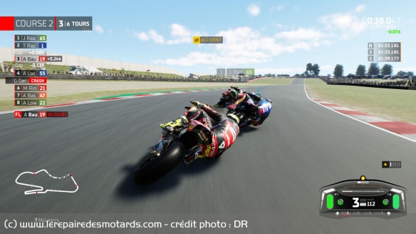 Les motos sont très maniables