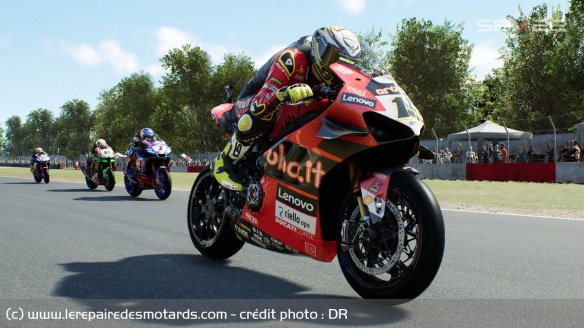 Visuellement, SBK 22 est dans la lignée des précédents jeux de Milestone