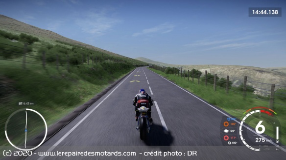 TT 2 offre une belle profondeur de champ qui permet de mieux appréhender le tracé sur les portions ouvertes