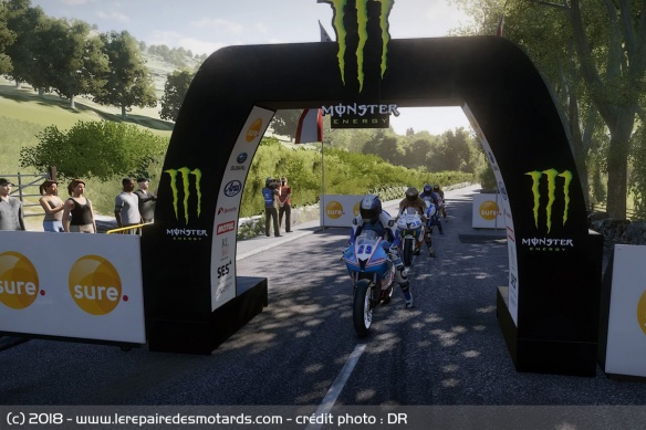 Sur les courses type TT, on s'élance chacun son tour