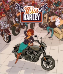 Extrait du tome 1 de Miss Harley - planche Road Movie