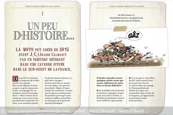 L'histoire de la moto, selon Bar2 et Bidault