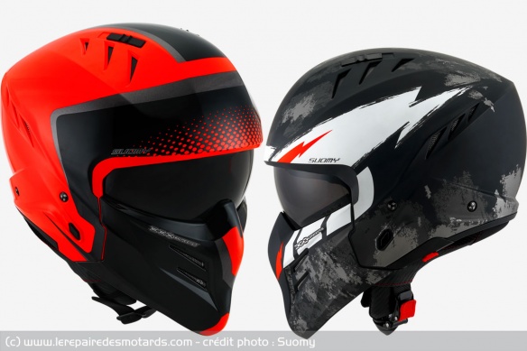 Casque jet à masque Suomy Armor Casque jet à masque Suomy Armor