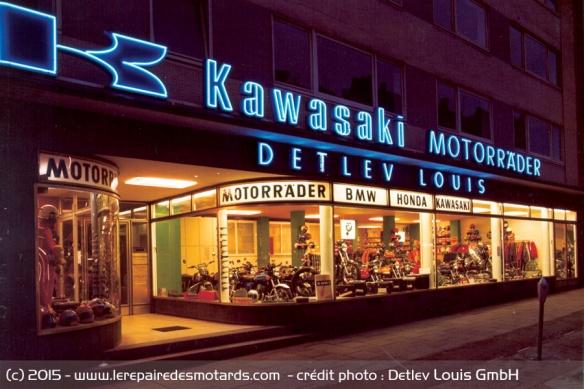 La société a été la première à importer Kawasaki en Allemagne La société a été la première à importer Kawasaki en Allemagne