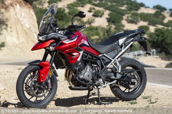 Marzocchi s'installe également sur la Triumph Tiger 900 en version GT Marzocchi s'installe également sur la Triumph Tiger 900 en version GT
