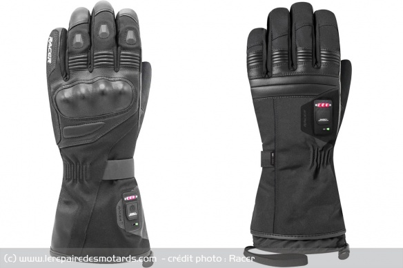 Gants chauffants Racer Heat 4 et Connectic 4 Gants chauffants Racer Heat 4 et Connectic 4