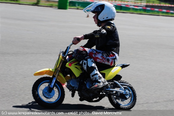 Mini-moto pour enfant et entraînement