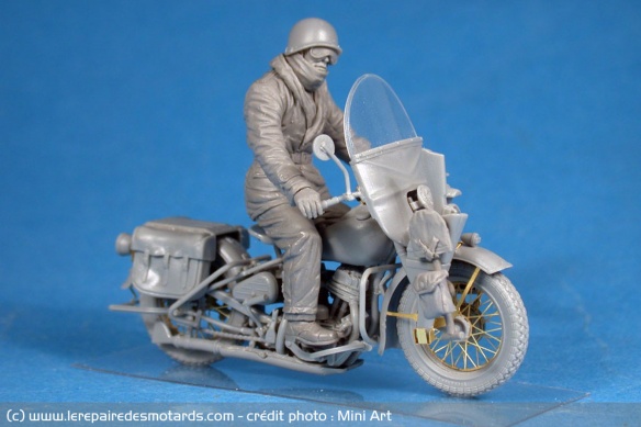Maquette Mini Art de la Seconde Guerre Mondiale, avant peinture