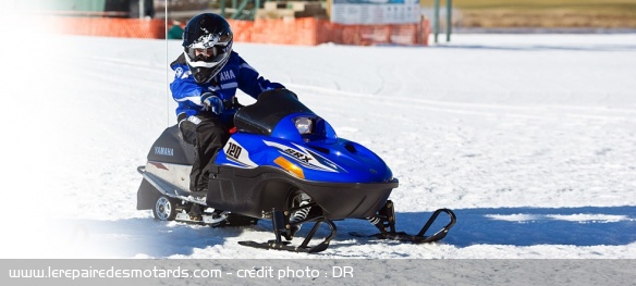 Motoneige Yamaha 123 cm3 d'initiation