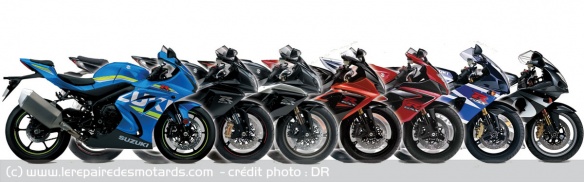 Les Suzuki GSX-R 1000 de 2001 à 2017