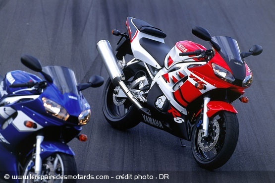 Génération Yamaha R6, les deux coloris de 1999