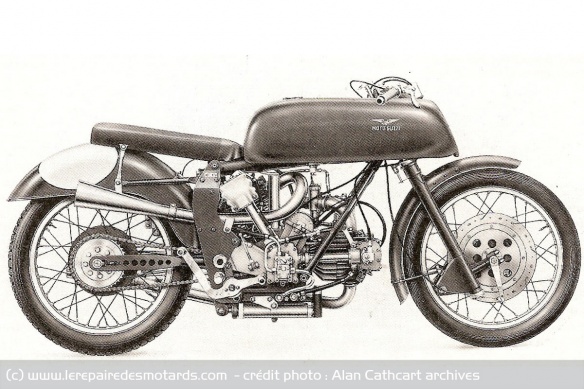 La Moto Guzzi Bicilindrica de 1949