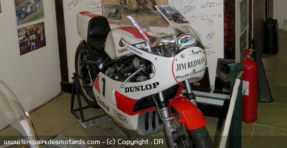 Moto de Jim Redman en Afrique du Sud