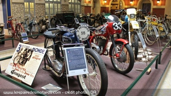 10 musées de la moto à visiter en France : aventure Peugeot
