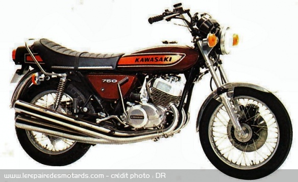 Le top 15 des motos qui font peur ! Kawasaki 750 H2