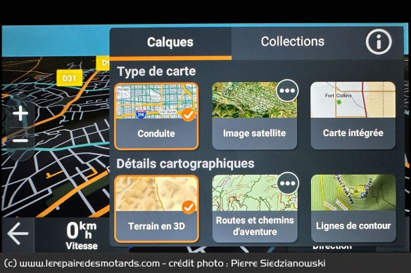 L'avantage d'un PND est de disposer de nombreux fonds de cartes hors ligne et fréquemment mis à jour.