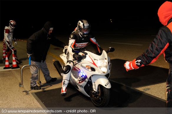 Philippe lors de son incroyable relais sur le circuit de Nardo Philippe lors de son incroyable relais sur le circuit de Nardo