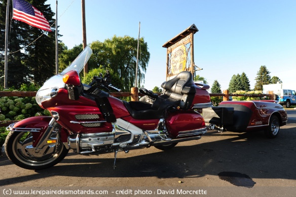 Remorque bagagères pour GT, Honda Golwing
