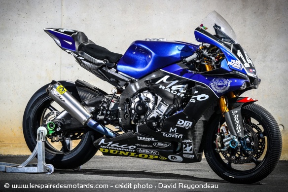La Yamaha du team Maco Racing en 2017-2018