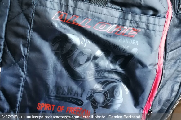 Poche intérieure du blouson All One Heritage