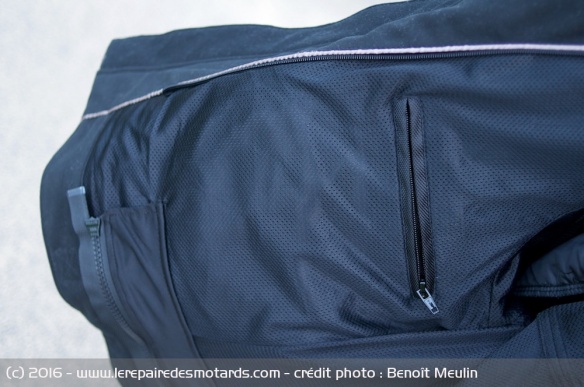 Doublure mesh du blouson Ixon Piston