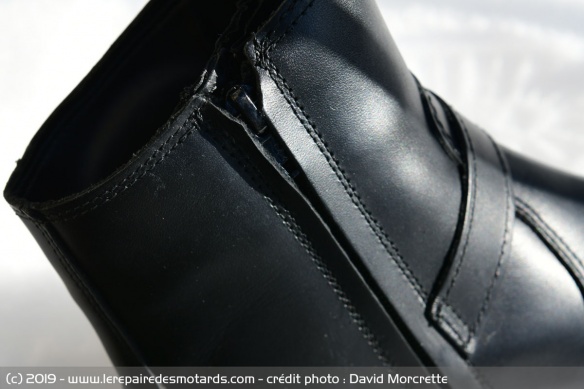 Fermeture bottines TCX X Boulevard