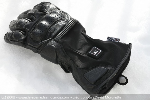 Essai gants en cuir avec membrane Primaloft et insert Hipora